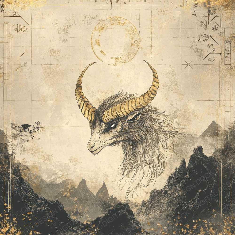 Griffin Gold Sketch Haze Digital Paper Pack (DDD001953)
