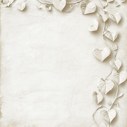 Heart Leaf Botanical Sketch Digital Paper Pack (DDD002001)