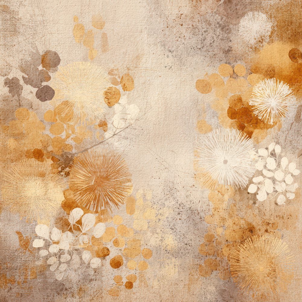 Honey Bone Weave Flora Digital Paper Pack (DDD002031)