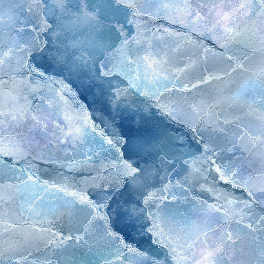 Ice Fracture Bubble Blue Digital Paper Pack (DDD002052)