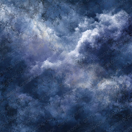 Indigo Smoke Ink Bleach Digital Paper Pack (DDD002076)