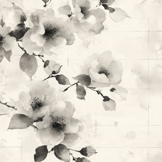 Ink Camellia Paper Digital Paper Pack (DDD002093)