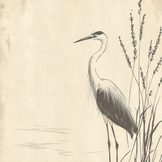 Ink Heron Lavender Reeds Digital Paper Pack (DDD002106)