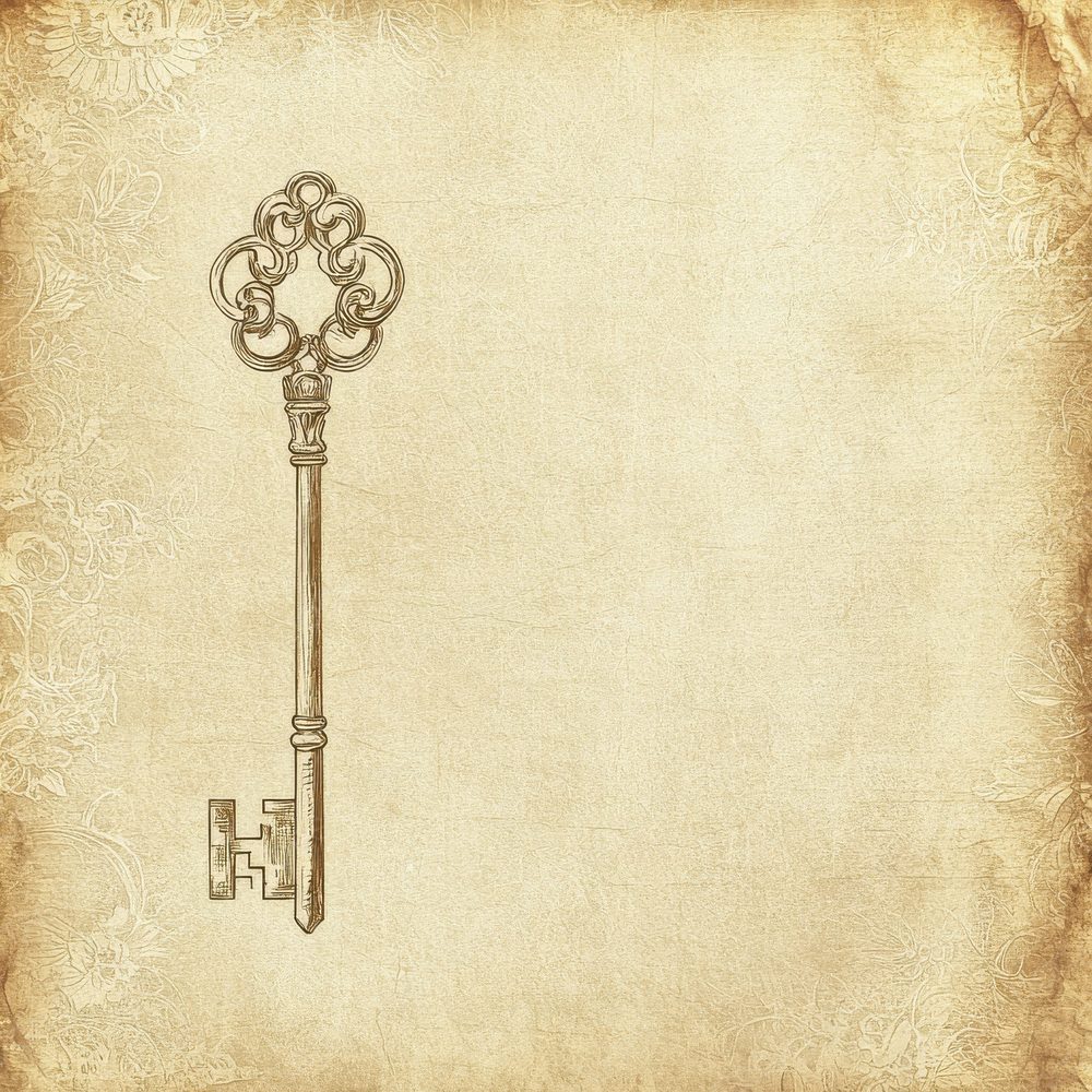 Ink Key Parchment Digital Paper Pack (DDD002108)