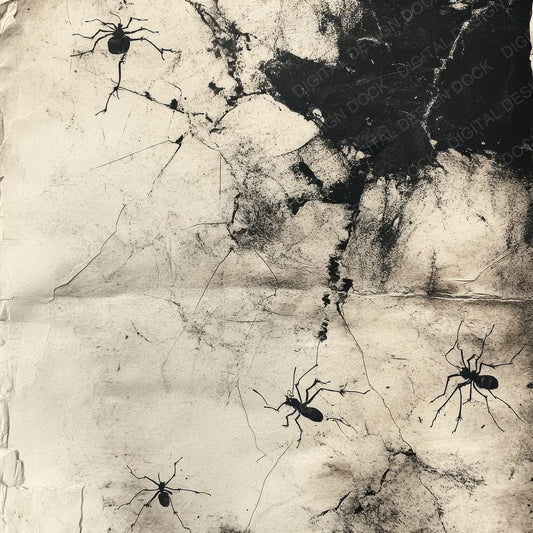 Ink Pressed Ants Digital Paper Pack (DDD002120)