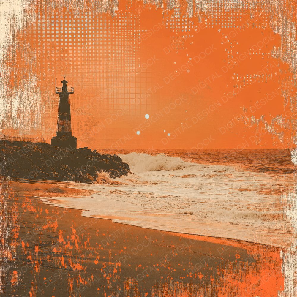 Island Signal Flare Digital Paper Pack (DDD002161)