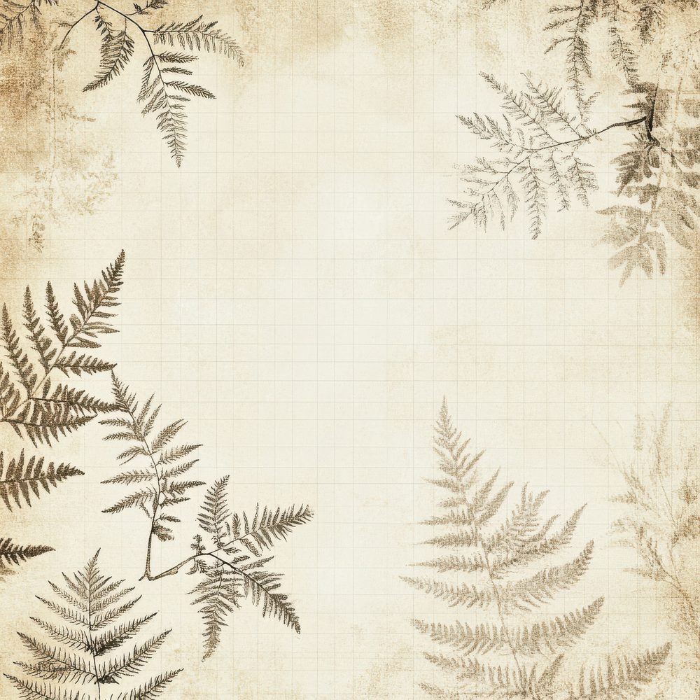 Ivory Fern Sketch Digital Paper Pack (DDD002170)