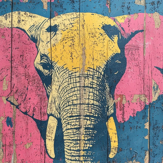 Japanese Elephant Close Up Digital Paper Pack (DDD002201)