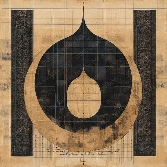 Kaaba Arch Prayer Digital Paper Pack (DDD002225)