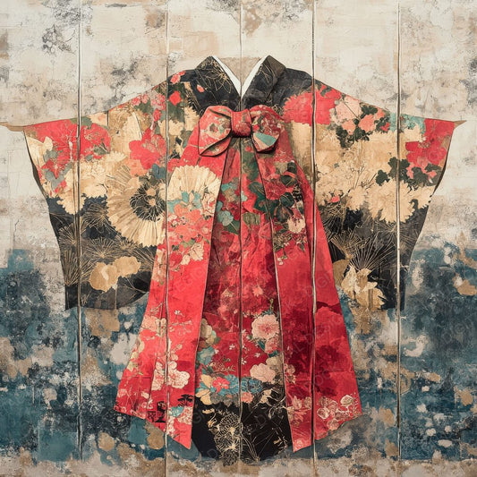 Kimono Silk Print Digital Paper Pack (DDD002238)