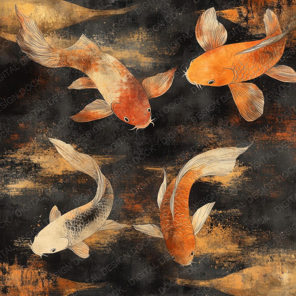 Koi Scale Ink Digital Paper Pack (DDD002254)