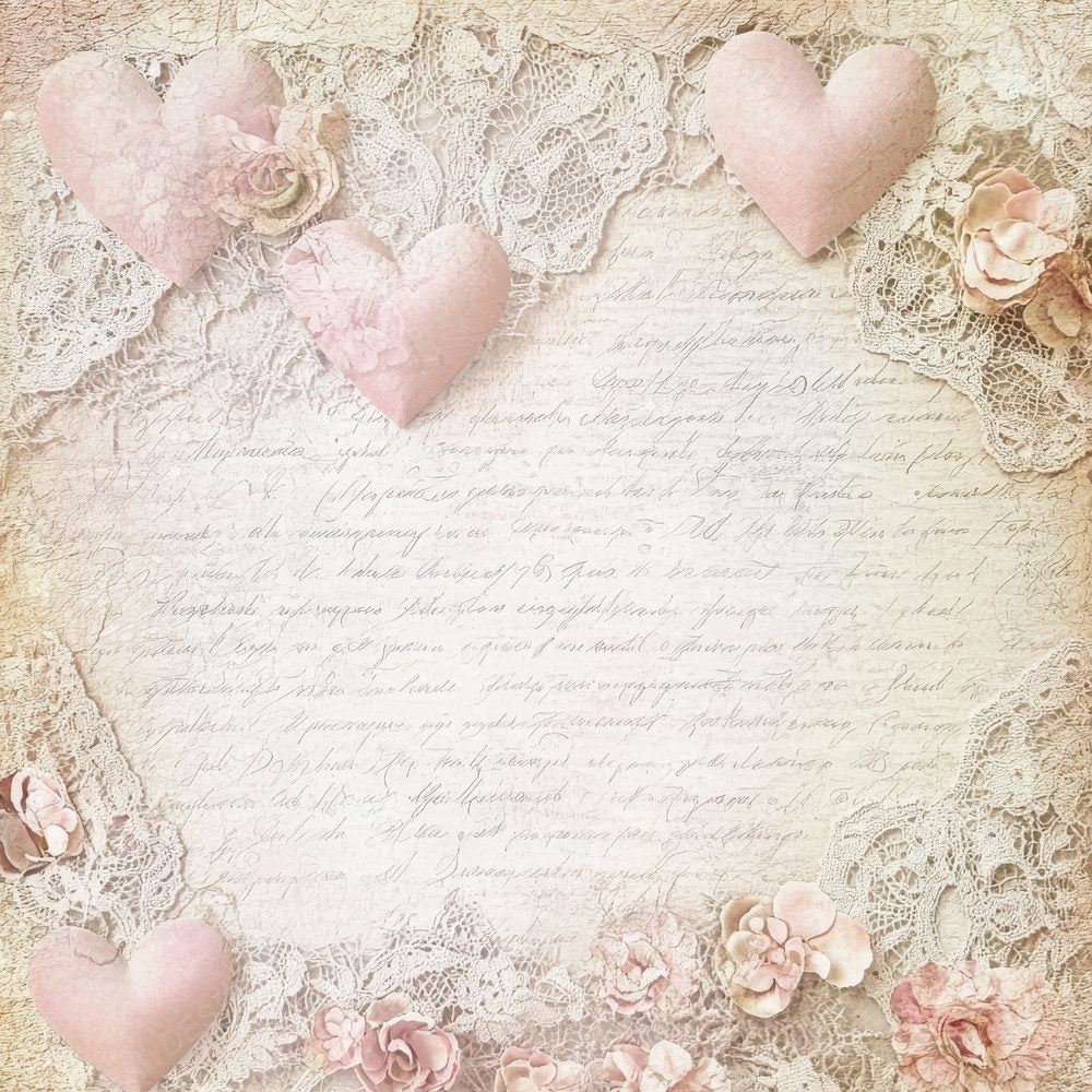 Lace Rose Affection Digital Paper Pack (DDD002264)