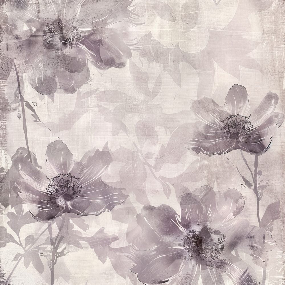 Lavender Floral Digital Paper Pack (DDD002289)