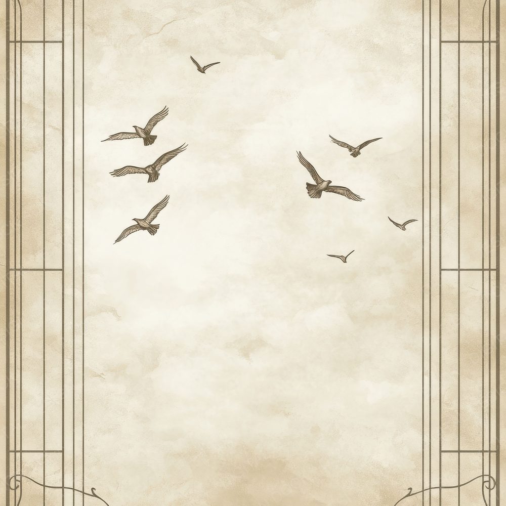 Leaded Glass Bird View Digital Paper Pack (DDD002307)