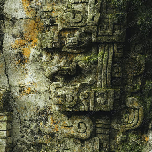 Lost Mayan Glyphs Digital Paper Pack (DDD002389)