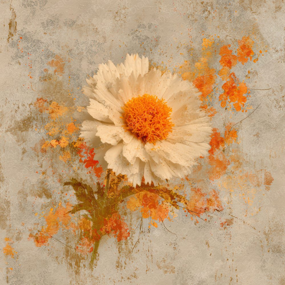 Marigold Ink Wash Digital Paper Pack (DDD002431)