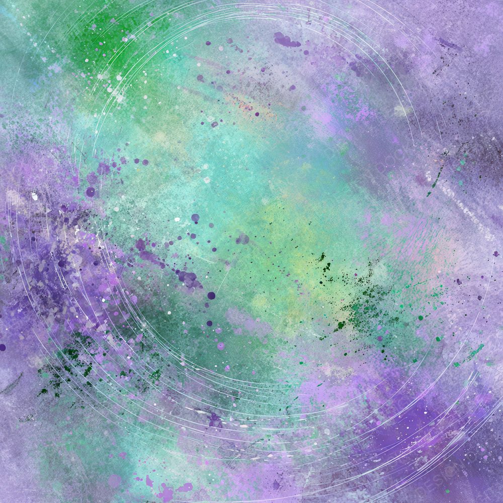 Mint Lilac Splat Smiley Digital Paper Pack (DDD002534)