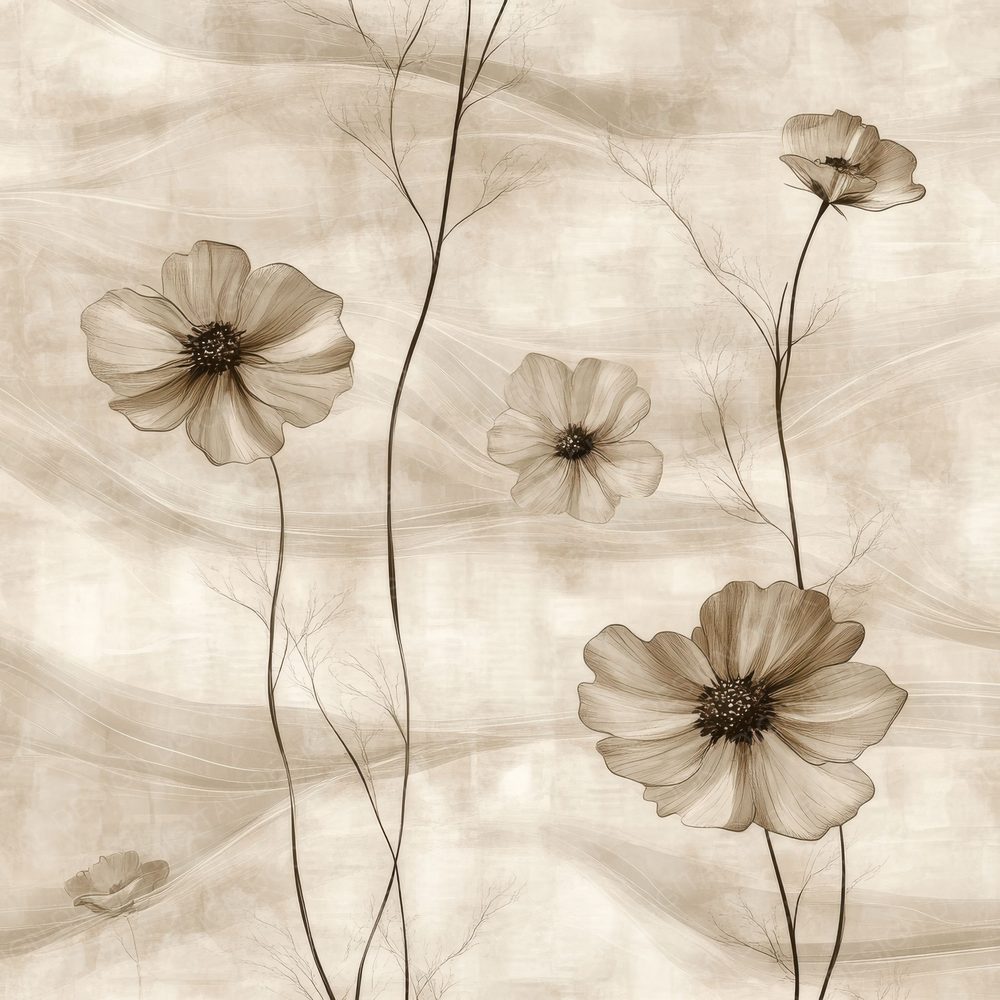 Mocha Cosmos Flow Digital Paper Pack (DDD002557)
