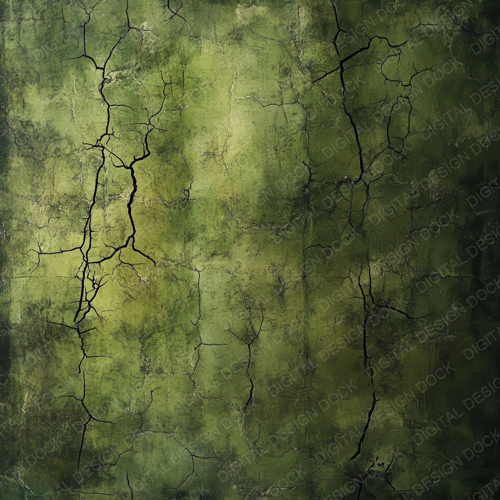 Moss Painted Leaves Digital Paper Pack (DDD002615)