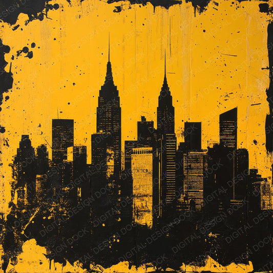 NYC Headline Asphalt Digital Paper Pack (DDD002658)