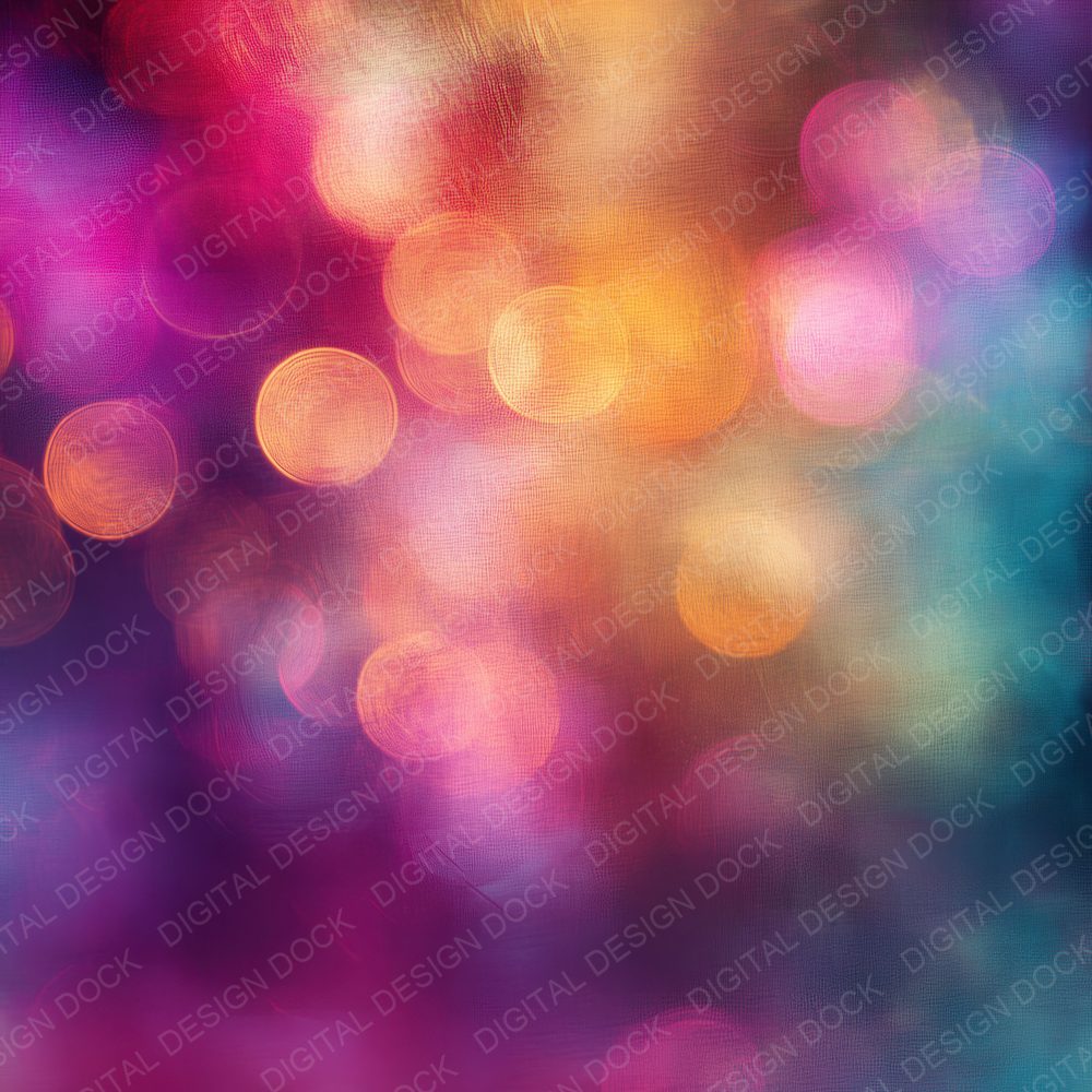 Neon Fairground Lights Background Digital Paper Pack (DDD002689)