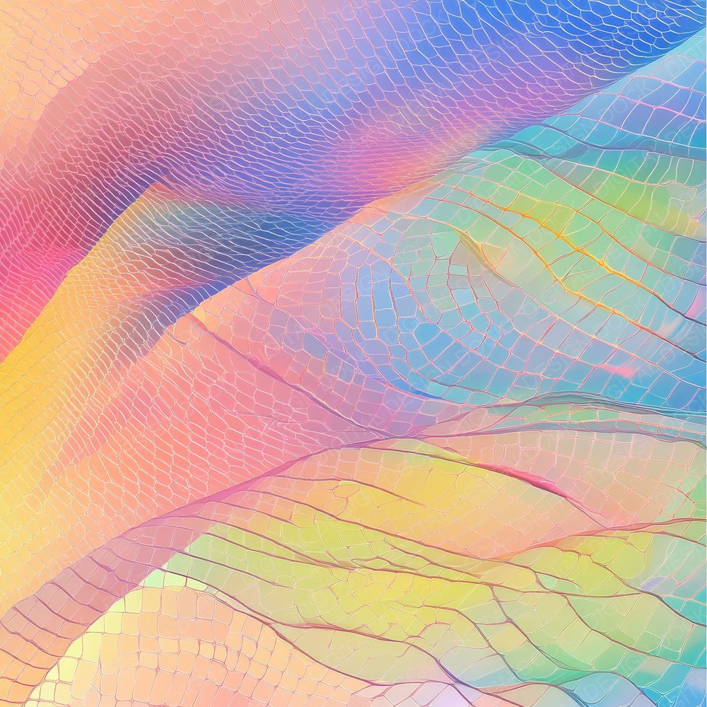 Neon Lizard Rainbow Digital Paper Pack (DDD002710)