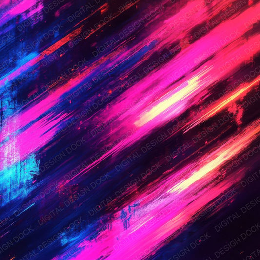 Neon Motion Blur Digital Paper Pack (DDD002713)