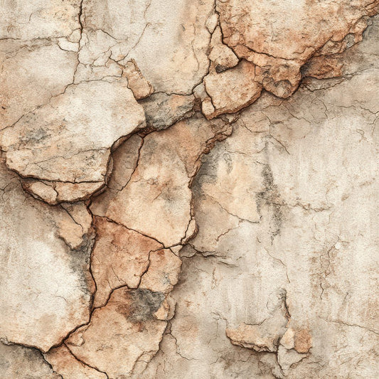 Ochre Cracked Mud Vein Digital Paper Pack (DDD002782)