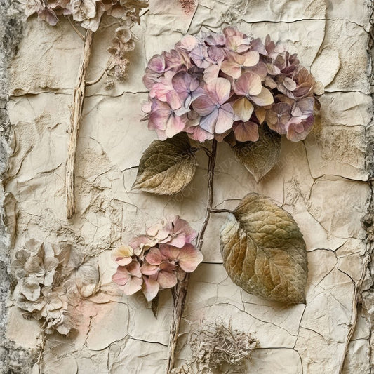 Ossified Hydrangea Clay Digital Paper Pack (DDD002840)