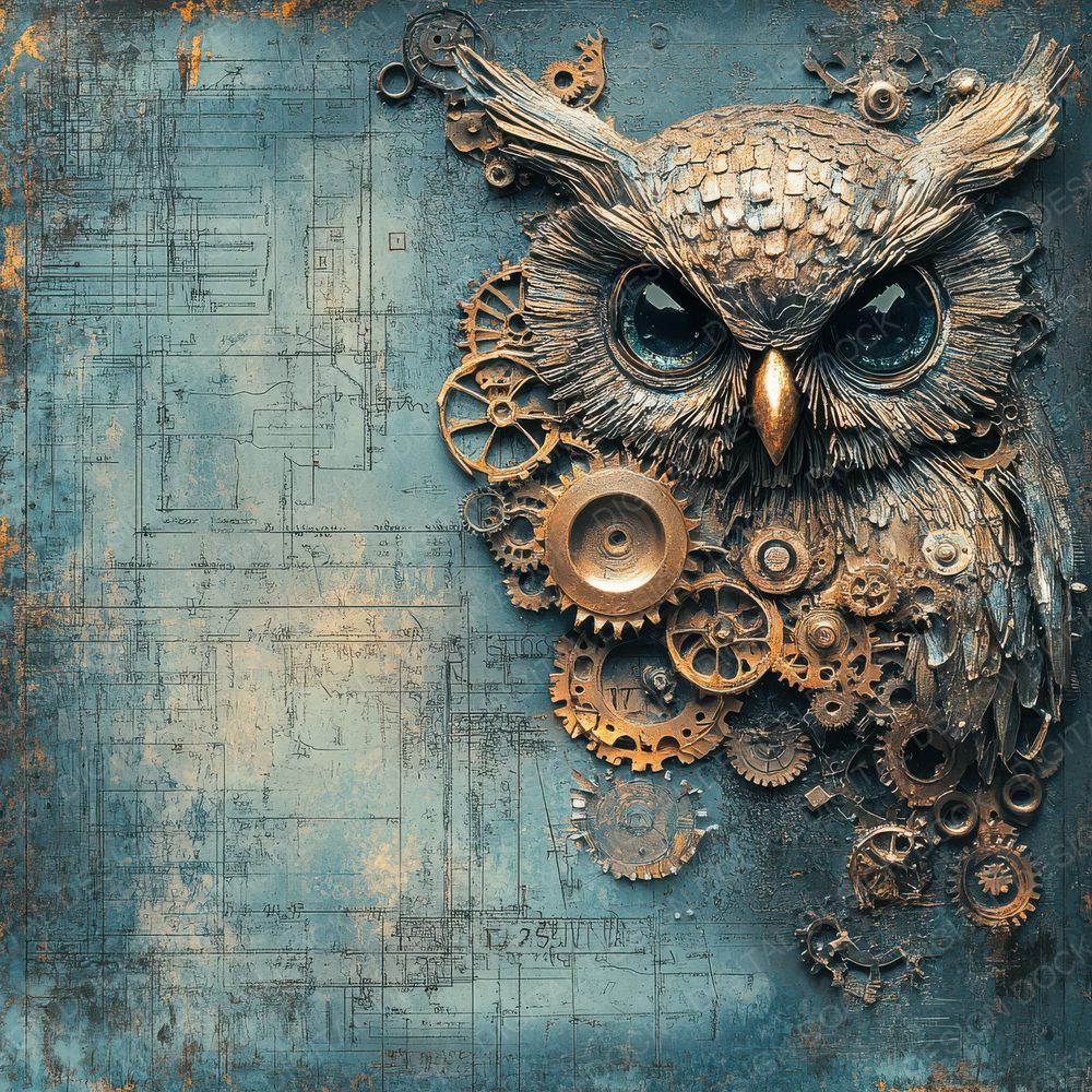 Owl Gear Clockwork Edge Digital Paper Pack (DDD002851)