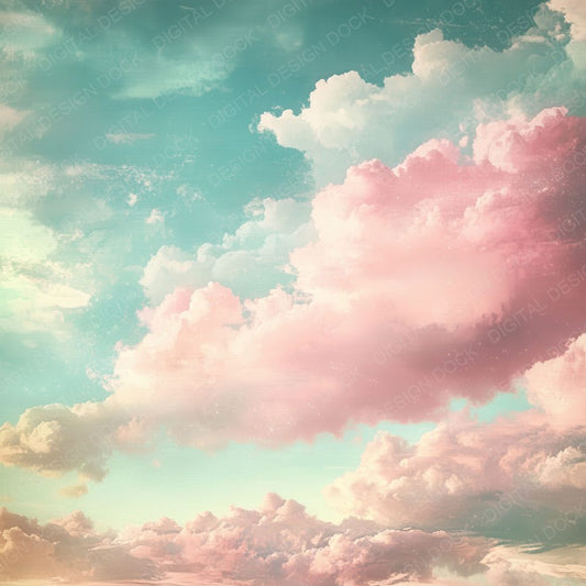 Pastel Cirrus Dream Digital Paper Pack (DDD002912)
