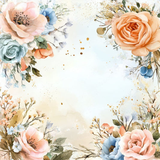 Pastel Petals Digital Paper Pack (DDD002931)