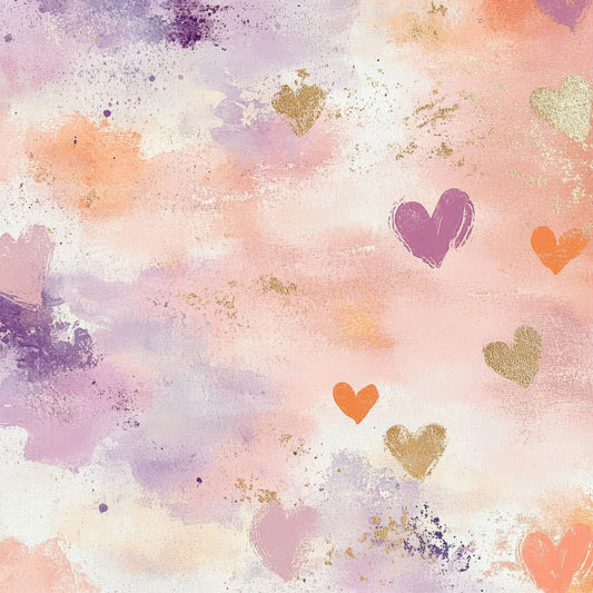 Pastel Scribble Love Digital Paper Pack (DDD002934)