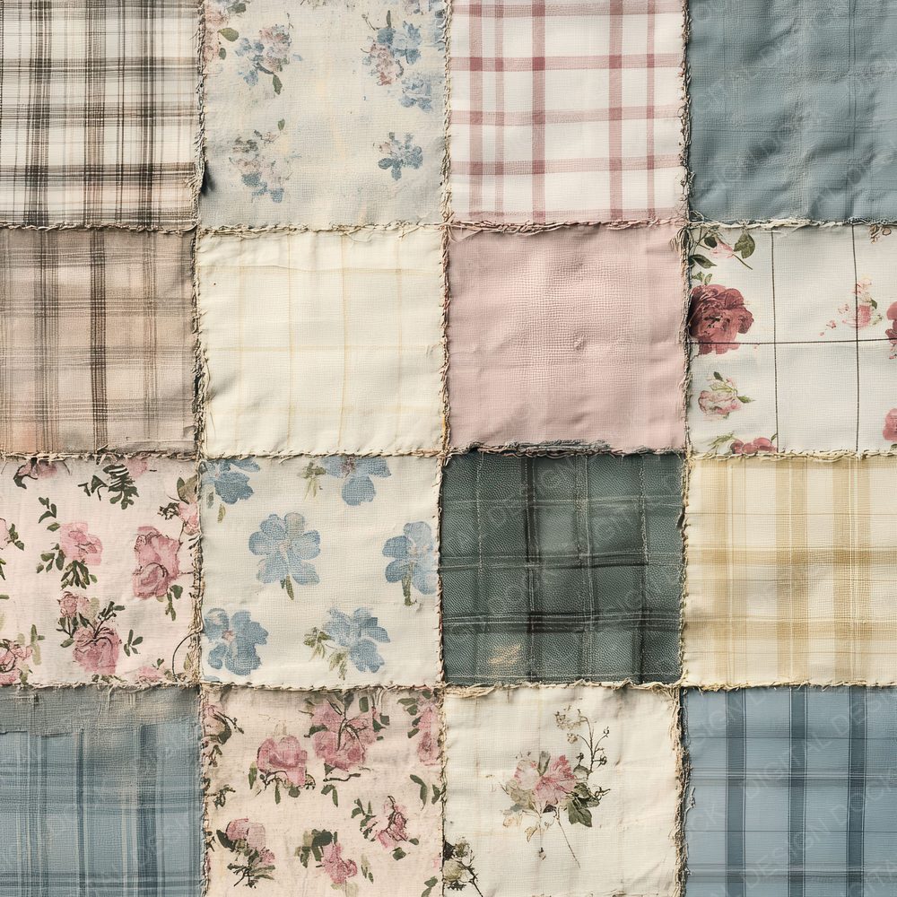 Patchwork Fragments Digital Paper Pack (DDD002942)