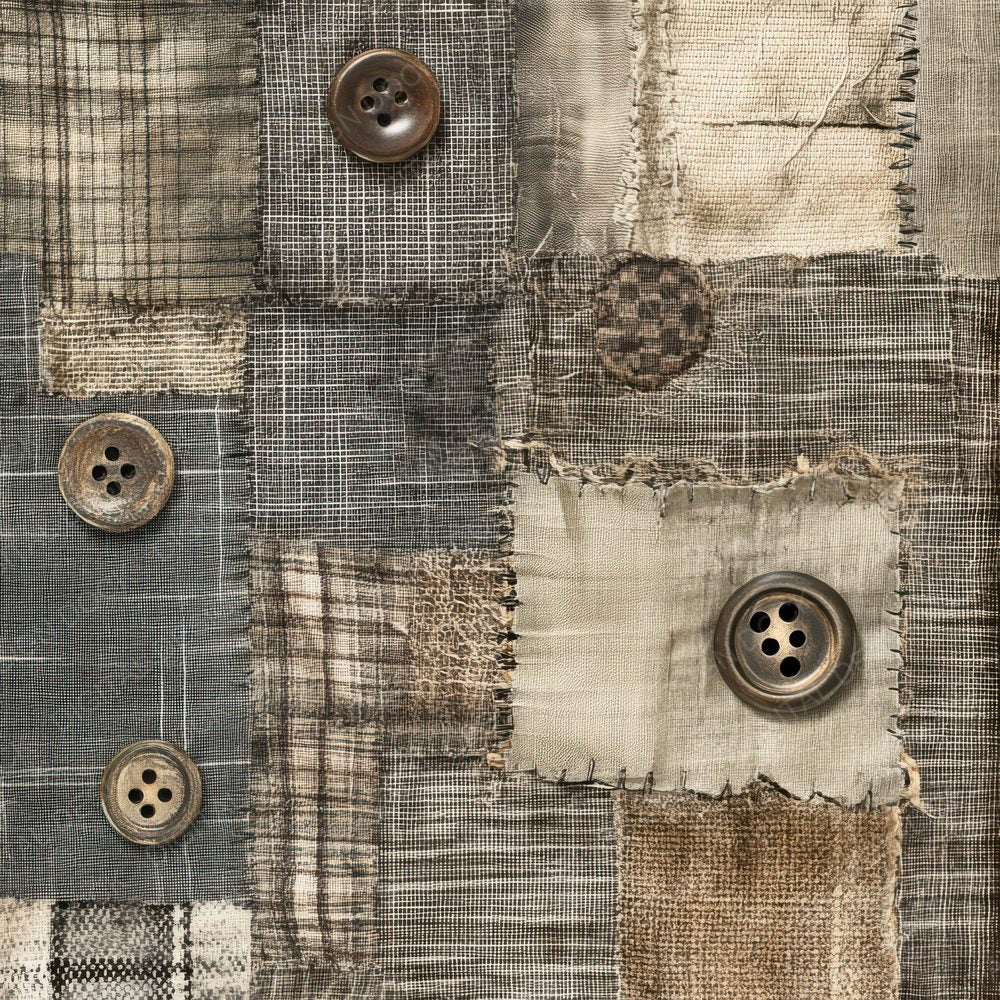 Patchwork Tweed Fabric Digital Paper Digital Paper Pack (DDD002946)
