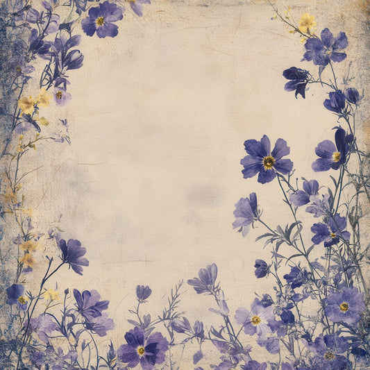 Periwinkle Buttercup Dust Digital Paper Pack (DDD002977)
