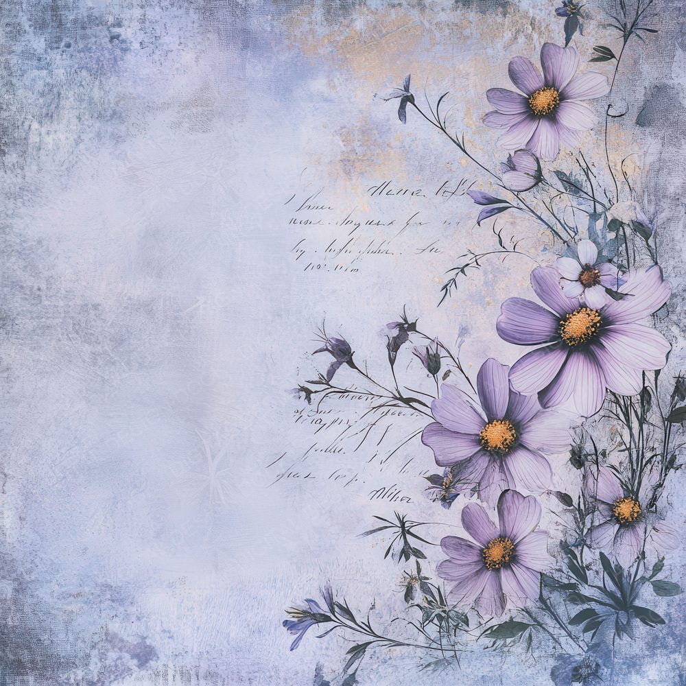 Periwinkle Buttercup Dust Digital Paper Pack (DDD002977)