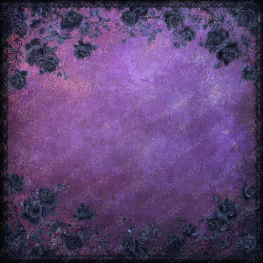 Plum Rose Fade Digital Paper Pack (DDD003031)
