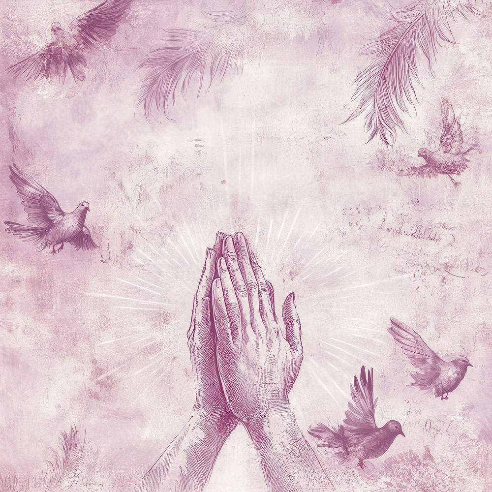 Prayer Dove Light Digital Paper Pack (DDD003063)
