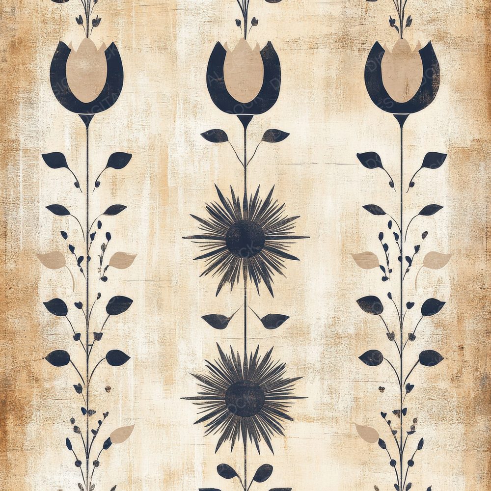 Sand Tulip Chain Digital Paper Pack (DDD003378)