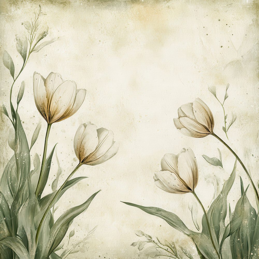 Tulip Sage Fold Digital Paper Pack (DDD004094)