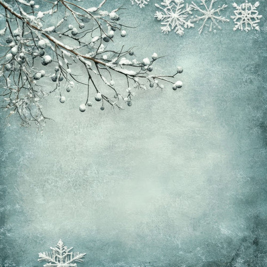 Winter Frost Branch Shadow Digital Paper Pack (DDD004440)