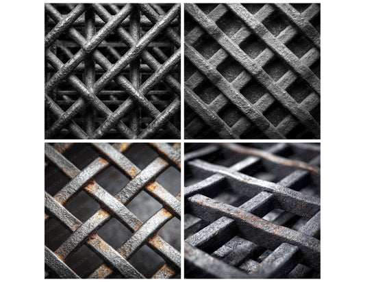 Preview layout showing Wire Mesh Texture papers arranged as background pages for junk journals and mixed media crafts