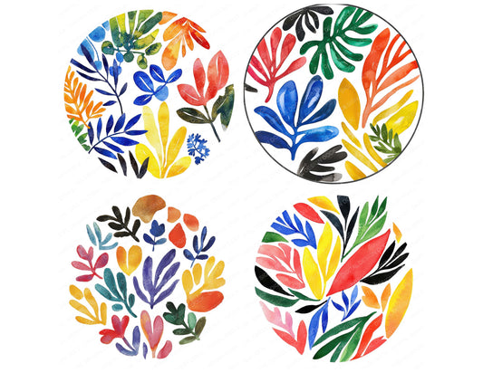 Preview layout showing Matisse Shapes clipart elements for scrapbooking, junk journals, and card making