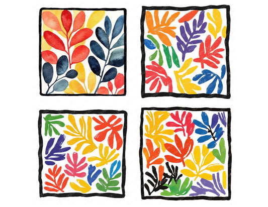 Preview layout showing Matisse Shapes clipart elements for scrapbooking, junk journals, and card making