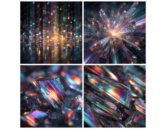 Prism Burst Cyberpunk Future Digital Paper Pack (DDD007708)