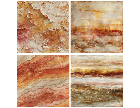 Preview layout showing Encaustic Wax Texture papers arranged as background pages for junk journals and mixed media crafts