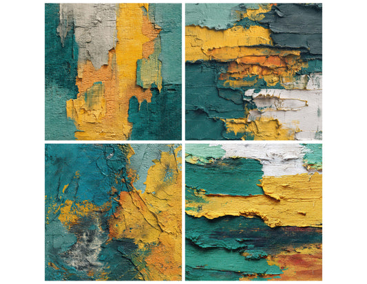 Preview layout showing Scraped Acrylic Texture papers arranged as background pages for junk journals and mixed media crafts