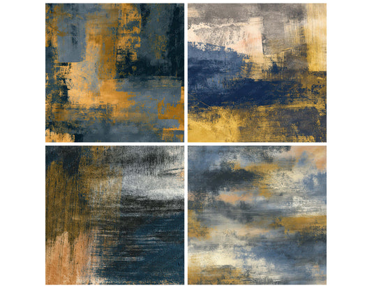 Preview layout showing Monoprint Ink Texture papers arranged as background pages for junk journals and mixed media crafts