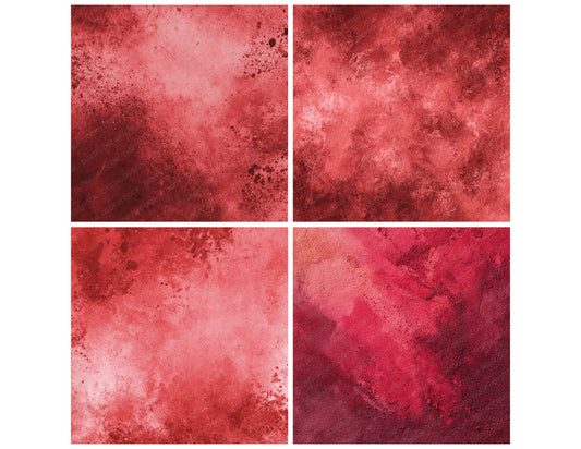 Preview layout showing Red Chalk Pigment papers arranged as background pages for junk journals and mixed media crafts